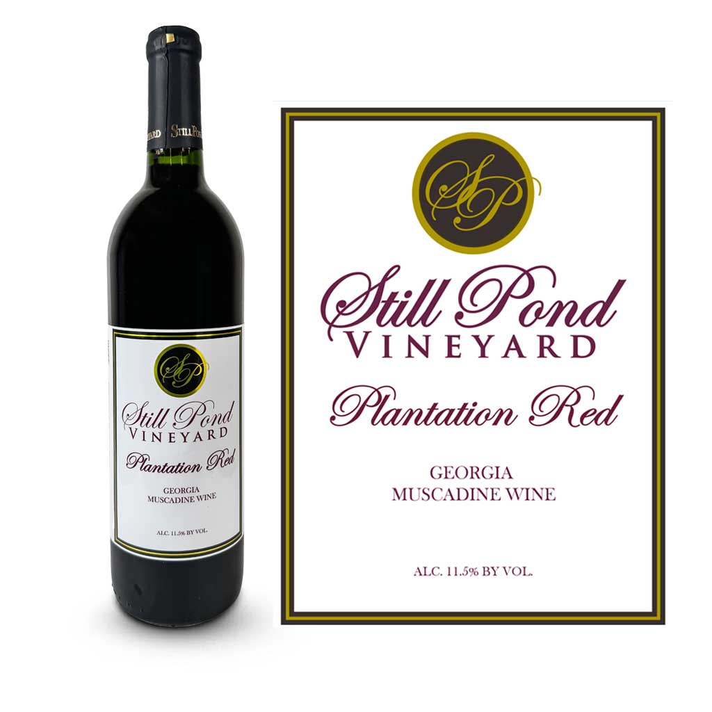 A bottle of Plantation Red wine